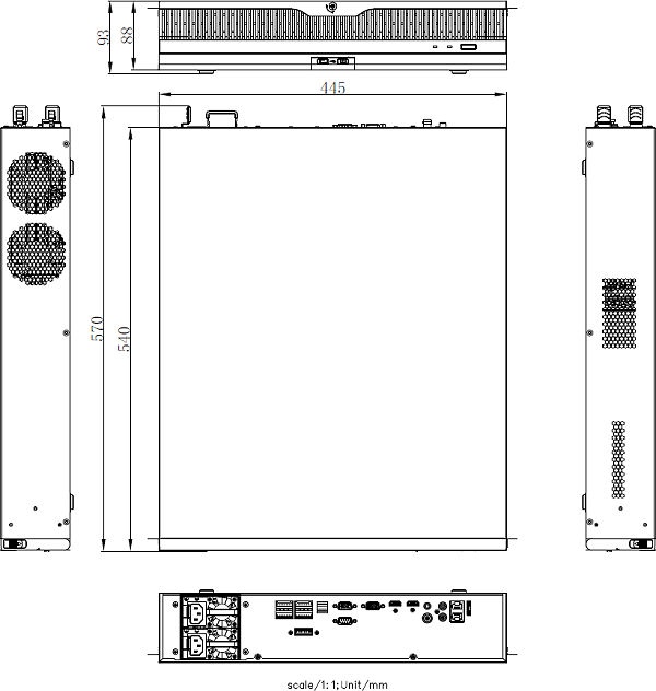 DS-9600N-I8R-V3产品尺寸