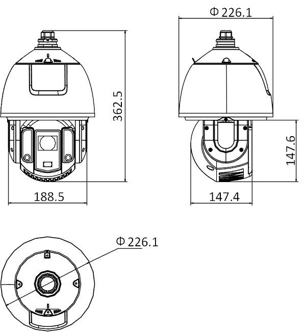 iDS-2DE7S424MW-AF(F1)(S5)(B)产品尺寸