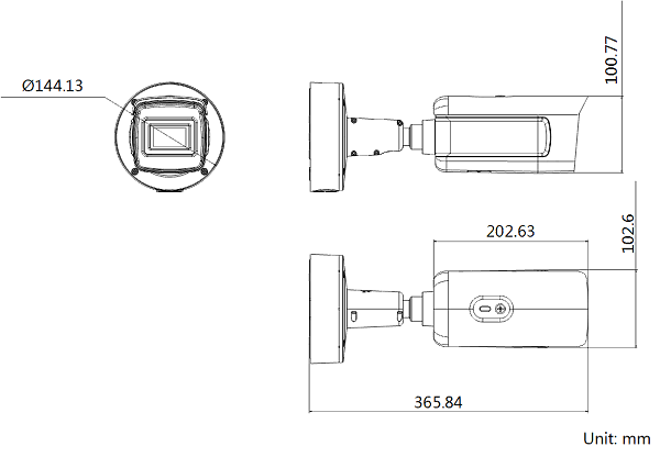DS-2CD8A47FWD-IZH产品尺寸