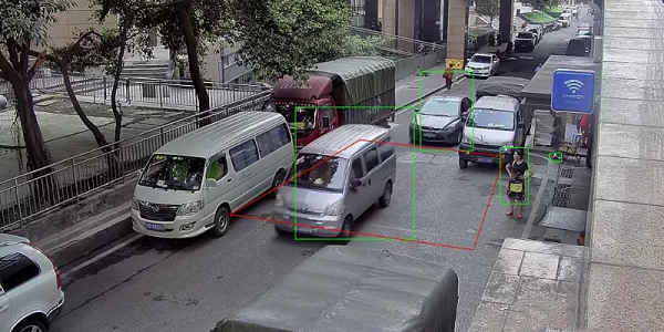 4K摄像机智能人车识别